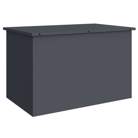 vidaXL Buitenopslagdoos Antraciet 80 x 50,5 x 50 cm Staal afbeelding2 - 1