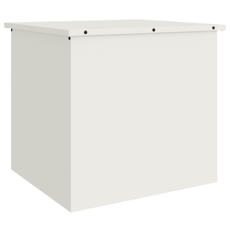 vidaXL Buitenopslagdoos Wit 55 x 50,5 x 50 cm Staal afbeelding2 - 1