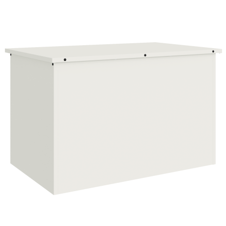 vidaXL Buitenopslagdoos Wit 80 x 50,5 x 50 cm Staal afbeelding2 - 1