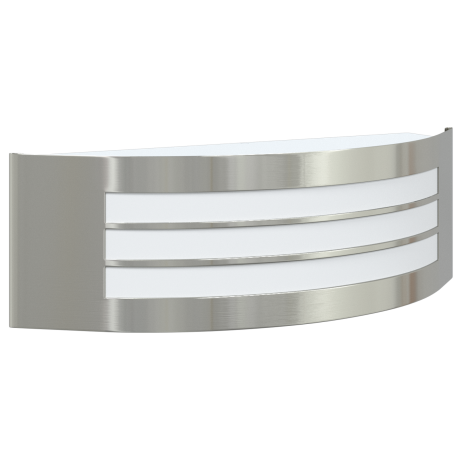vidaXL Buitenwandlamp Zilver RVS IP44 afbeelding2 - 1