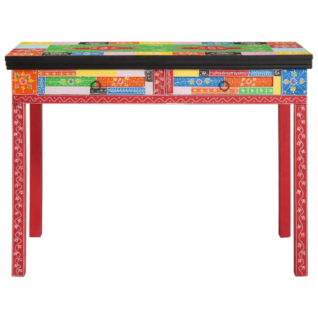vidaXL Bureau 100x50x75 cm Massief Mango Hout afbeelding2 - 1
