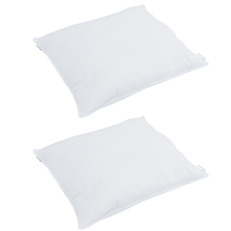 vidaXL Dekbed Set met kussen 3 pcs Wit Donsveertjes afbeelding2 - 1