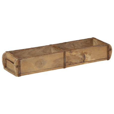 vidaXL Dienbladen 4 st 60,5x15x9 cm massief gerecycled hout afbeelding2 - 1