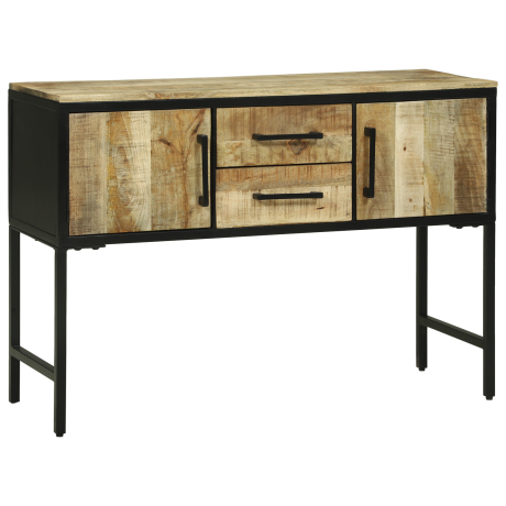 vidaXL Dressoir 100x35x70 cm massief ruw mangohout afbeelding2 - 1