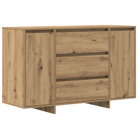 vidaXL Dressoir 120x41x75 cm bewerkt hout artisanaal eiken afbeelding2 - 1