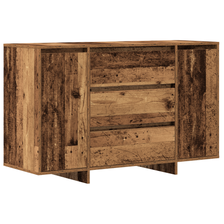 vidaXL Dressoir met lade Oudhout 120 x 41 x 75 cm Bewerkt hout afbeelding2 - 1