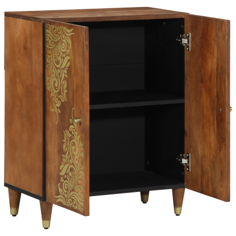 vidaXL Dressoir 60x33x75 cm Massief Mango Hout afbeelding2 - 1