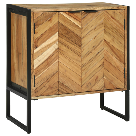 vidaXL Dressoir 70 x 35 x 75 cm Massief acaciahout afbeelding2 - 1