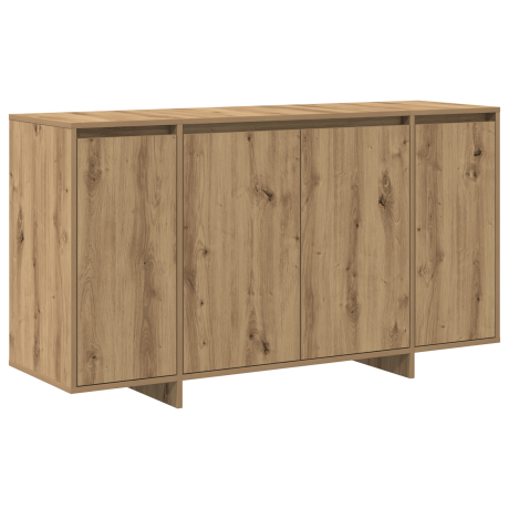 vidaXL Dressoir Artisan Eiken 135 x 41 x 75 cm Bewerkt hout afbeelding2 - 1