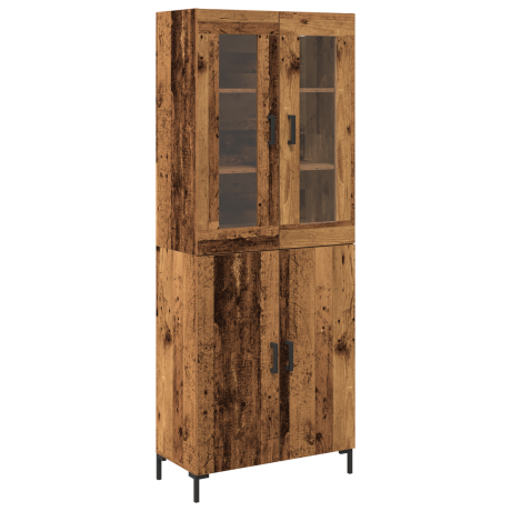 vidaXL Dressoir met Wandkast Oud Hout Engineered Wood afbeelding2 - 1
