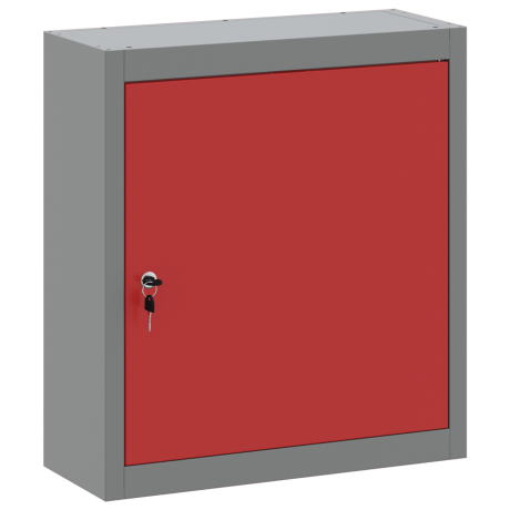 vidaXL Gereedschapskast wandgemonteerd 50x20x55 cm staal rood afbeelding2 - 1
