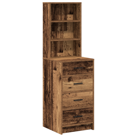 vidaXL Hoge Kast van Oud Hout 40x41x135 cm afbeelding2 - 1