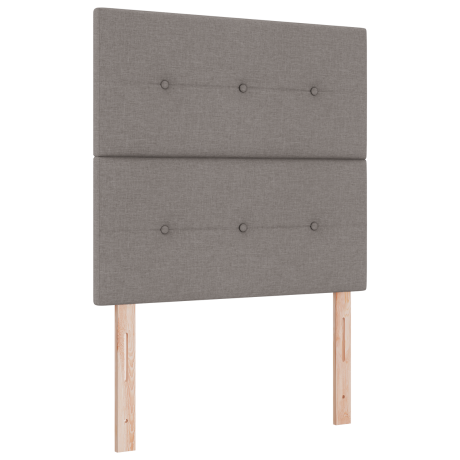 vidaXL in hoogte verstelbaar hoofdbord Taupe 100 cm Stof afbeelding2 - 1