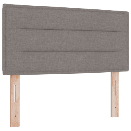 vidaXL Hoofdbord met strepen 80 cm stof taupe afbeelding2 - 1
