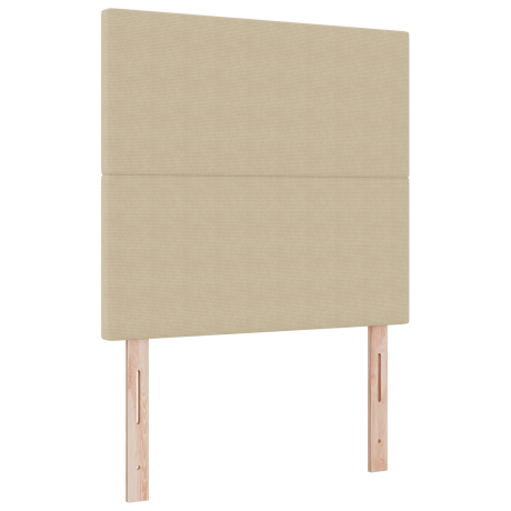 vidaXL Hoofdbord Simpel Ontwerp Lichtgroen Grijs 100 cm Corduroystof afbeelding2 - 1