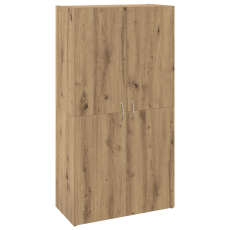vidaXL Kantoor kast met plank artisanaal eikenkleurig 60 x 32 x 115 cm afbeelding2 - 1