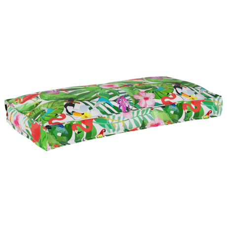 vidaXL Kussen voor zit-/rugleuning Tropisch Jungle 120x60x12 cm Oxford stof afbeelding2 - 1