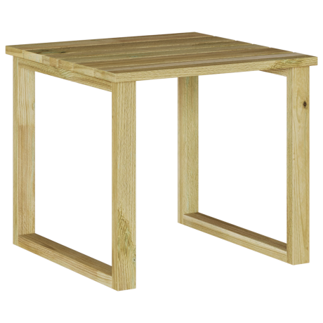 vidaXL Tafel Naturel 40 x 40 x 36 cm Geïmpregneerd grenenhout afbeelding2 - 1