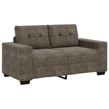 vidaXL Loveseat 120 cm kunstleer donkergrijs afbeelding2 - 1