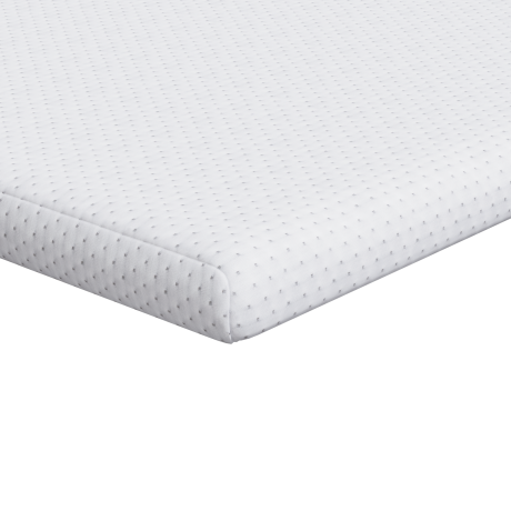 vidaXL Matraspads Wit 70 x 200 cm 100% polyester jacquard stof afbeelding2 - 1