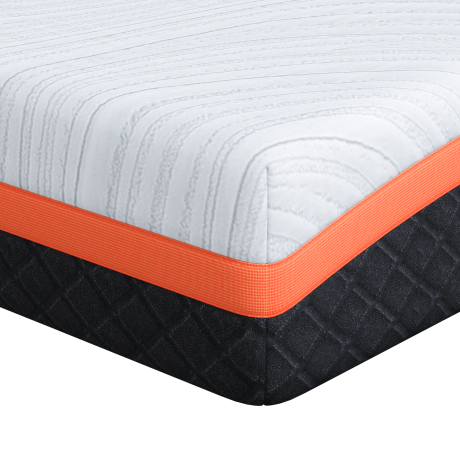 vidaXL Matrassen Wit, Grijs 160 x 200 cm 100% polyester jacquard stof afbeelding2 - 1