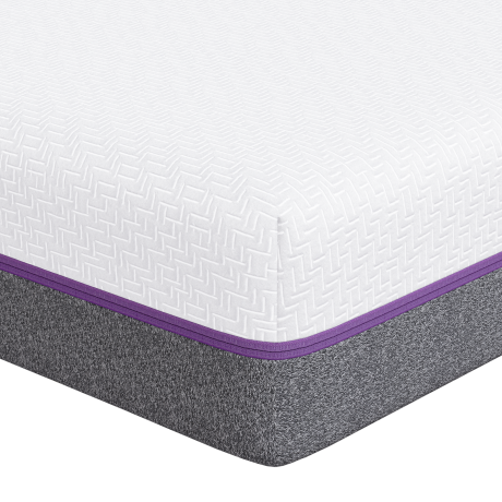 vidaXL Matras Wit en Grijs 80 x 160 cm Jacquard stof afbeelding2 - 1