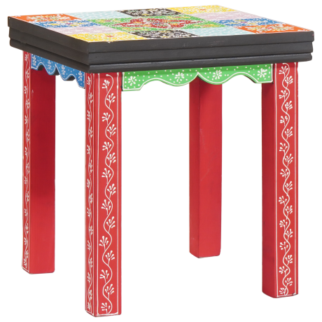 vidaXL Nesting Tafels 3 stuks Massief Mangohout afbeelding2 - 1