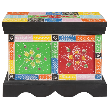 vidaXL Opbergdoos 40x30x30 cm van Massief Mangohout afbeelding2 - 1