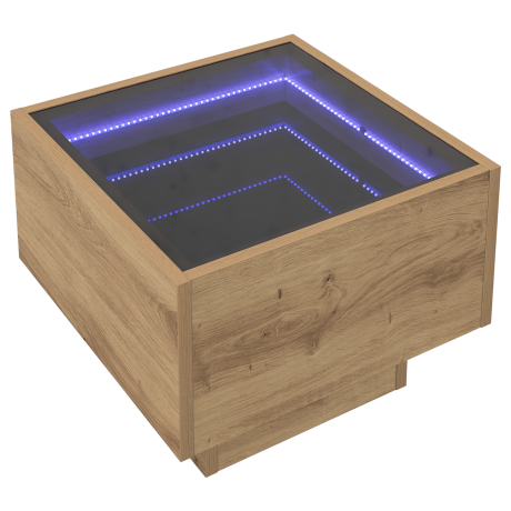 vidaXL Opbergkast artisanaal eikenkleurig 40 x 40 x 30 cm afbeelding2 - 1
