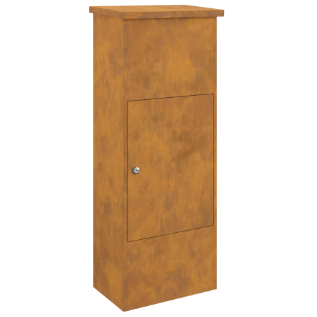 vidaXL Pakket inwerp box Roestig 44.5 x 29 x 110.5 cm Cortenstaal afbeelding2 - 1