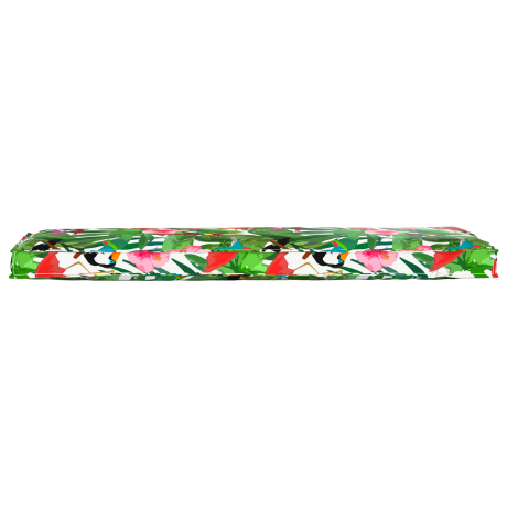 vidaXL Palletkussen bank 140x40x8 cm jungle oxford stof afbeelding2 - 1