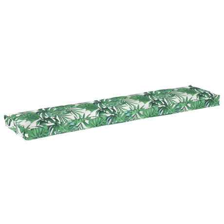 vidaXL Palletkussen bank 180x40x8 cm bladpatroon oxford stof afbeelding2 - 1