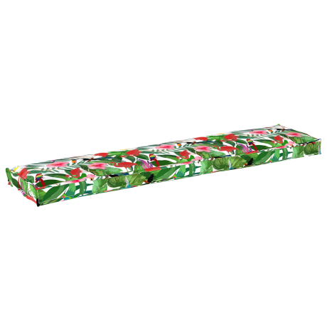 vidaXL Palletkussen bank 180x40x8 cm jungle oxford stof afbeelding2 - 1