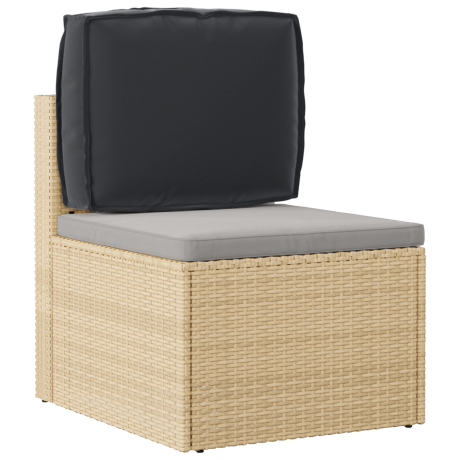 vidaXL Palletkussen rugleuning 50x40x12 cm oxford stof zwart afbeelding2 - 1