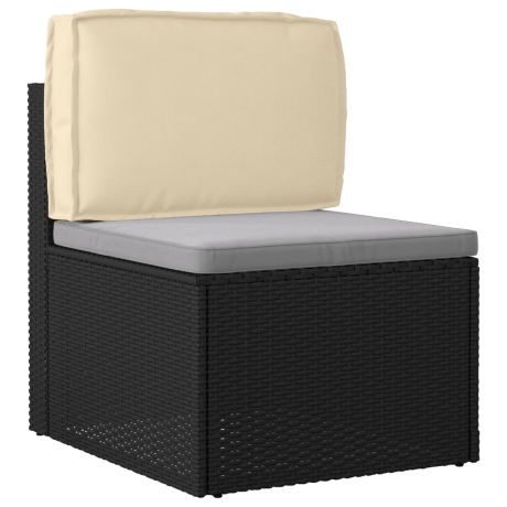 vidaXL Palletkussen rugleuning 60x40x12 cm oxford stof beige afbeelding2 - 1