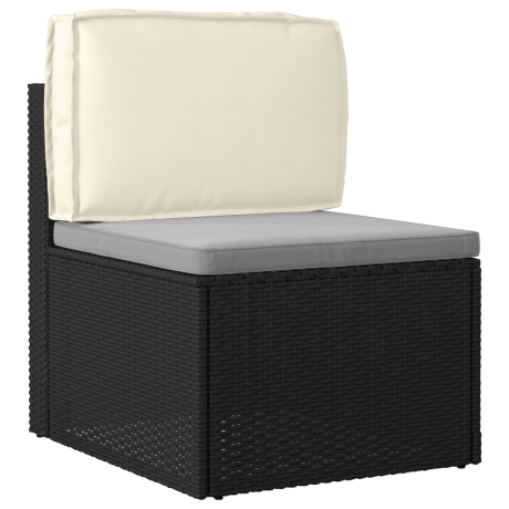 vidaXL Palletkussen rugleuning 60x40x12 cm oxford stof crèmekleurig afbeelding2 - 1