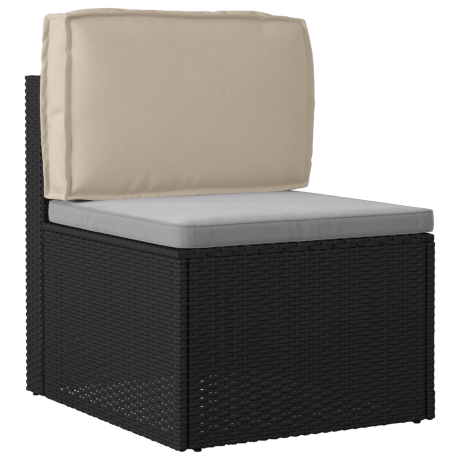 vidaXL Palletkussen rugleuning 60x40x12 cm oxford stof taupe afbeelding2 - 1