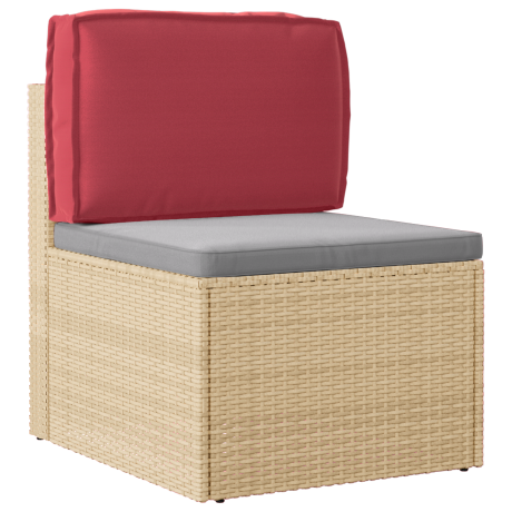 vidaXL Palletkussen rugleuning 60x40x12 cm oxford stof wijnrood afbeelding2 - 1