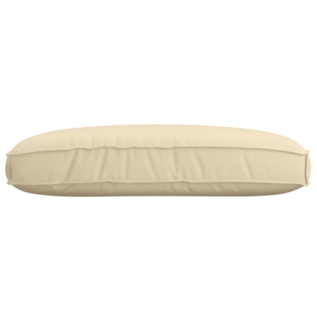 vidaXL Palletkussen zitting 120x80x12 cm oxford stof beige afbeelding2 - 1