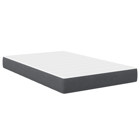 vidaXL Pocketveringmatras medium 120x200x20 cm stof donkergrijs afbeelding2 - 1