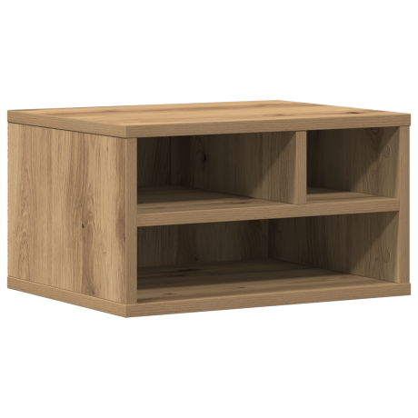 vidaXL Printerstandaard 40x32x22,5 cm bewerkt hout artisanaal eiken afbeelding2 - 1
