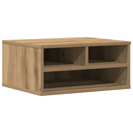 vidaXL Printerstandaard 49x40x22,5 cm bewerkt hout artisanaal eiken afbeelding2 - 1