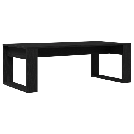vidaXL Salontafel 102x50x35 cm bewerkt hout zwart eikenkleurig afbeelding2 - 1