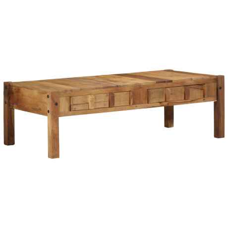vidaXL Salontafel 110x55x35 cm van gerecycled massief hout afbeelding2 - 1