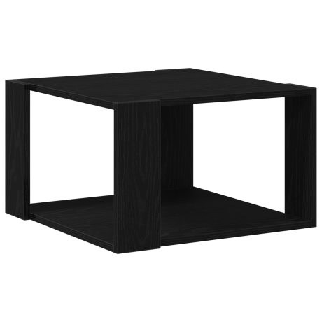vidaXL Salontafel Zwart Eiken 85 x 55 x 31 cm afbeelding2 - 1