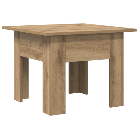 vidaXL Salontafel Artisan Eiken 55 x 55 x 42 cm Bewerkt hout afbeelding2 - 1