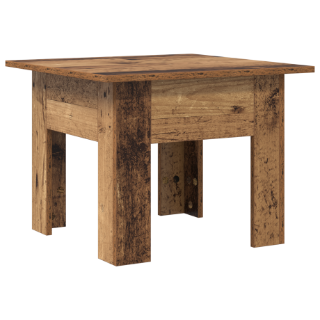 vidaXL Salontafel Oudhout 55 x 55 x 42 cm Bewerkt hout afbeelding2 - 1