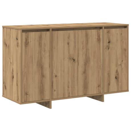vidaXL Dressoir artisanaal eikenkleurig 120 x 41 x 75 cm Bewerkt hout afbeelding2 - 1