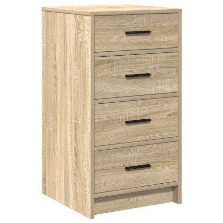 vidaXL Sideboard Sonoma Eik 40x41x75 cm Geëngineerd Hout afbeelding2 - 1
