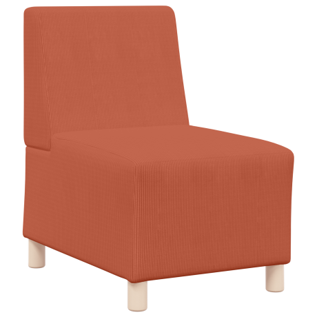 vidaXL Sofa Stoel Oranje 55 x 74 x 82 cm Katoenen stof afbeelding2 - 1